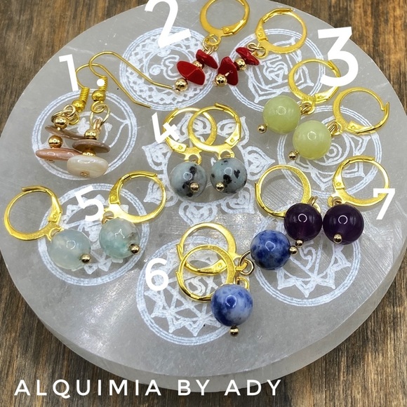 Alquimia Gold and Purple Earrings Exquisite Jewelry - Picture 1 of 1